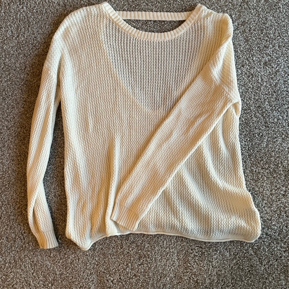 Forever 21 open back sweater